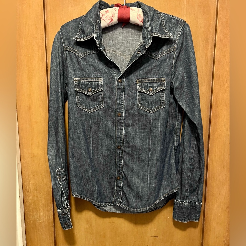 Earl Jeans denim button down shirt